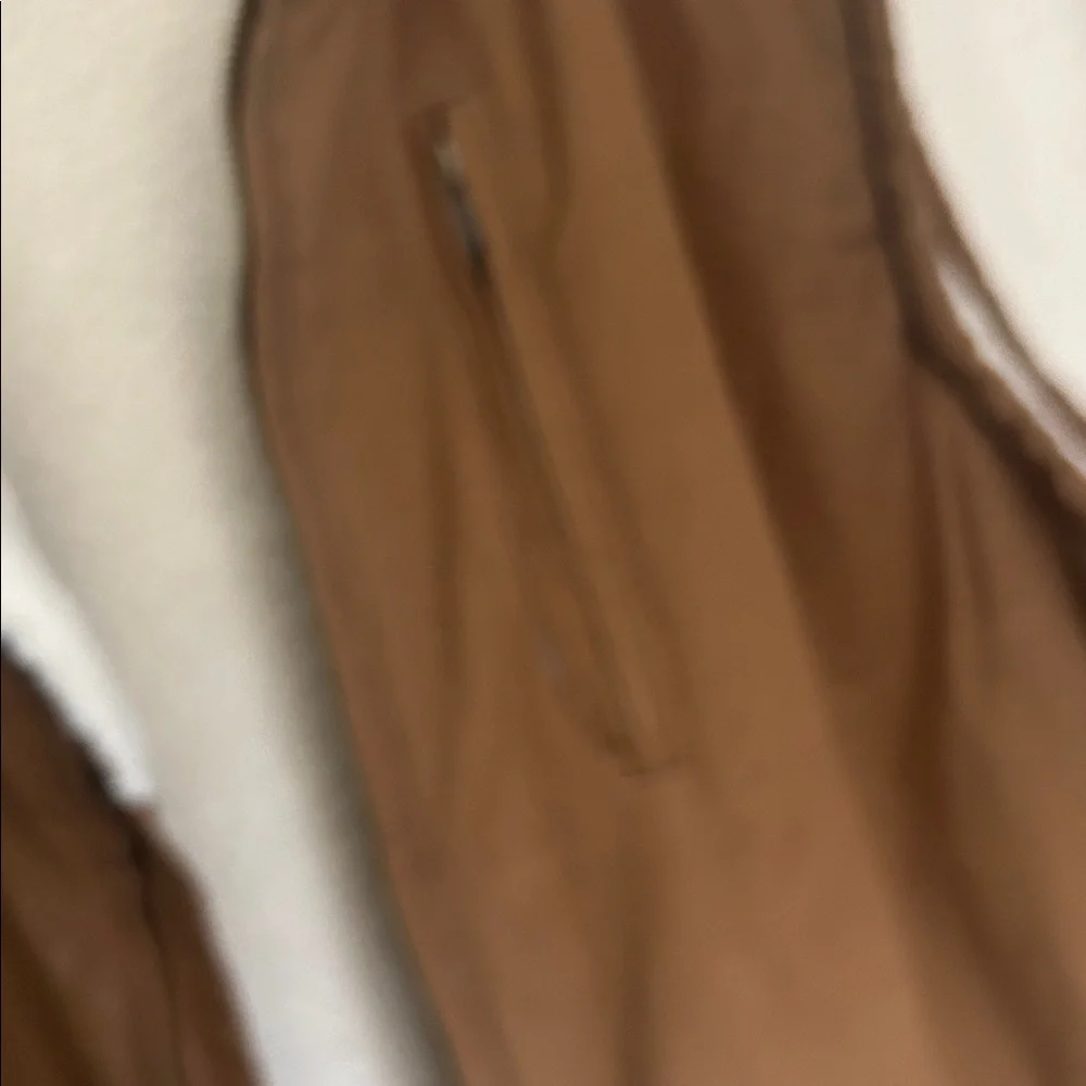 Lee Men's Brown Sherpa-Lined Vest with Cream Lining - Picture 3 of 10